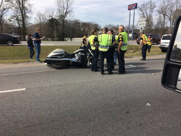 UPDATED @ 12:11 PM. 11:59 AM.   Motorcycle Accident On South Oates