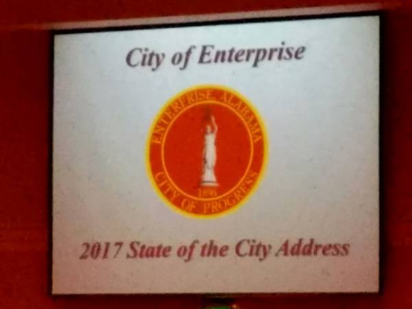 Enterprise Held their Annual Strate of the City Luncheon Today