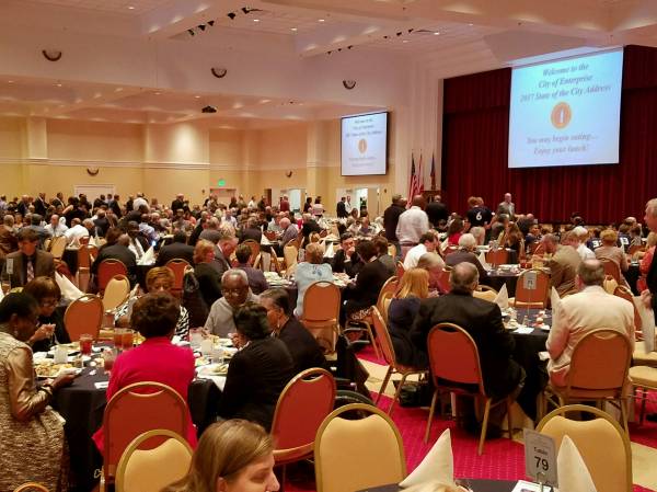 Enterprise Held their Annual Strate of the City Luncheon Today