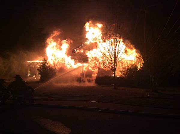UPDATED at 8:04 PM with Scene Video.. Structure Fire in Webb Reports are Fully Invovled