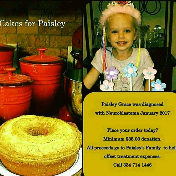 CAKES FOR PAISLEY...PRAYERS FOR PAISLEY
