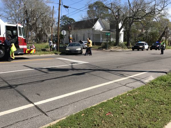 1:00 PM. Motor Vehicle Accident S. St. Andrews and E. Savannah Street