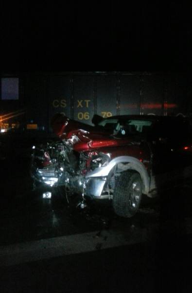 Truck Collides with Train in Bonifay