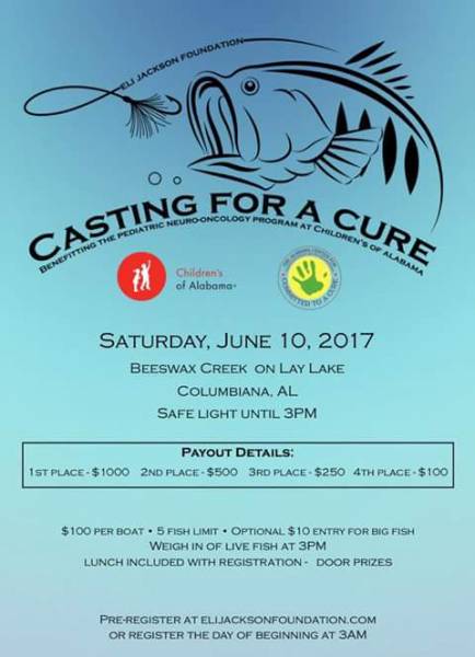 Casting for a Cure on Lay Lake