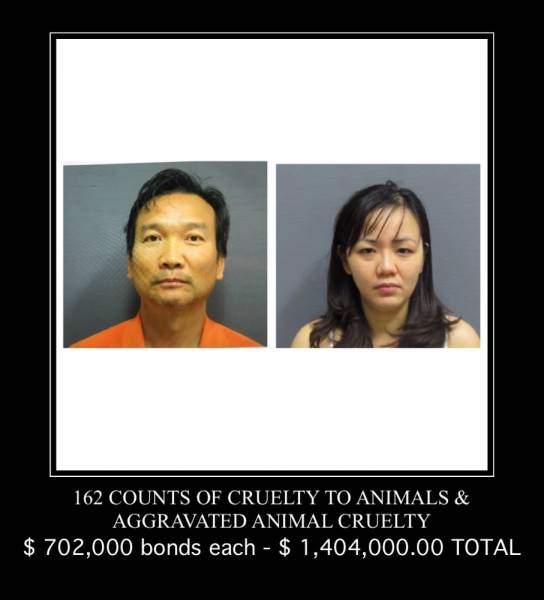 Dothan Police Arrest Two On 182 Counts Of Cruelty To Animals And Aggravated Animal Creulty