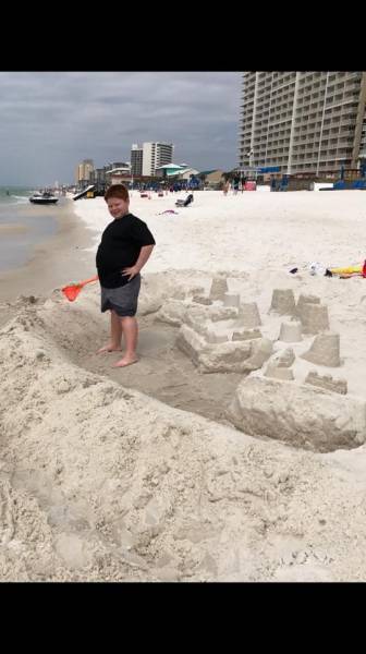 Panama City Beach Police APPREHEND The Sand Castle BANDIT Kid