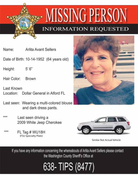 UPDATED: Missing Person in Washington County