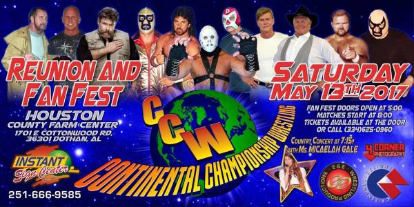 Continental championship Wrestling reunion show.