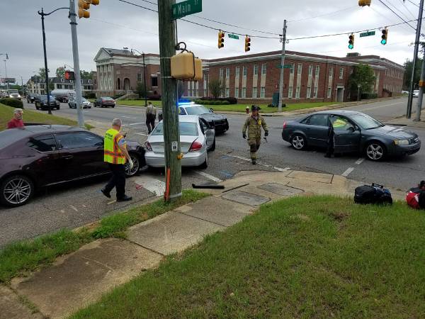 9:52 AM Motor Vehicle Accident at West Main and South Lena