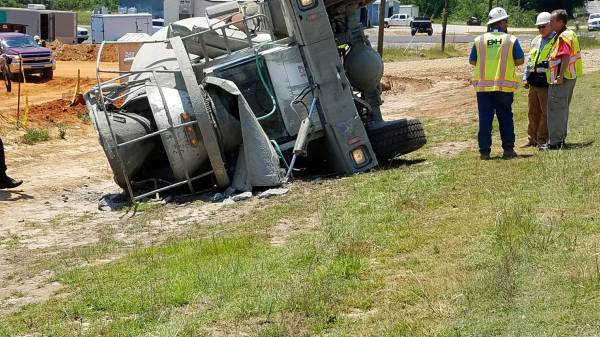 UPDATED @ 1:35 PM...Overturned Concrete Truck With Entrappment In Ozark