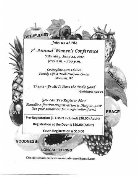 7th Annual Women’s Conference Set for June 24th