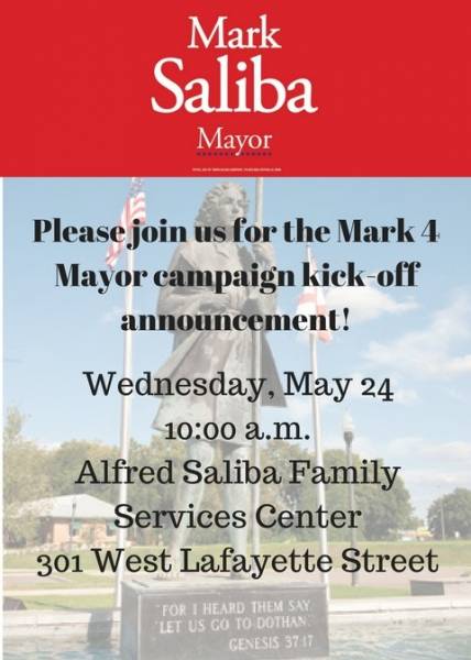 Mark Saliba for Mayor Campaign Kick-off Announcement