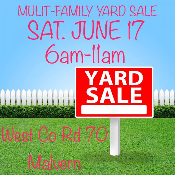 Huge Multi-Family yard sale