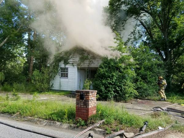 4:22 PM.. Structure Fire at 204 East Wilson Street