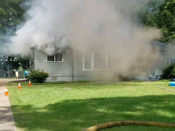 9:38 AM... Structure Fire at 818 Dusy Street