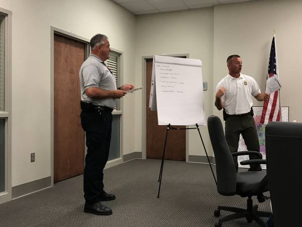 Captain Stephen Messer And Two Bob's Conduct Advanced Training