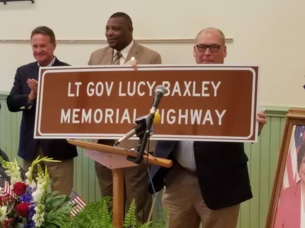 Former Lt Governor Lucy Baxley was honored today in Ashford