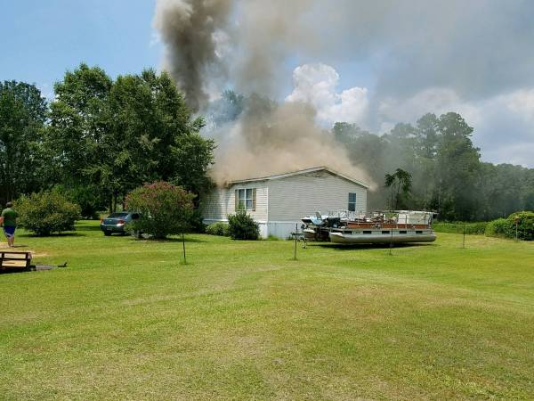 12:44 PM... Structure Fire at 223 Amber Court in Lovetown