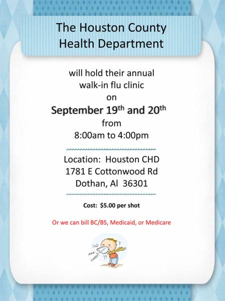 Houston County Flu Clinic