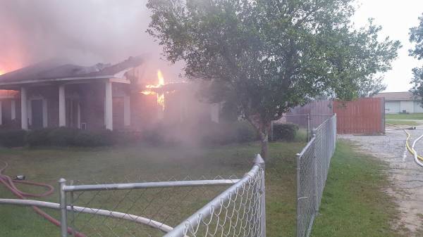 UPDATED @ 6:57 with Photos 6:29 PM.  DEVELOPING.  Structure Fire Fully Involved In Malvern