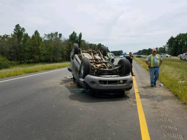 UPDATED @ 1:42 PM With Photos  Motor Vehicle Overturned on 231 with Entrapment