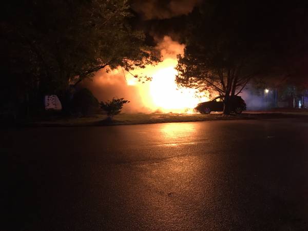2:29 AM... Early Morning Fire Destroys Mobile Home