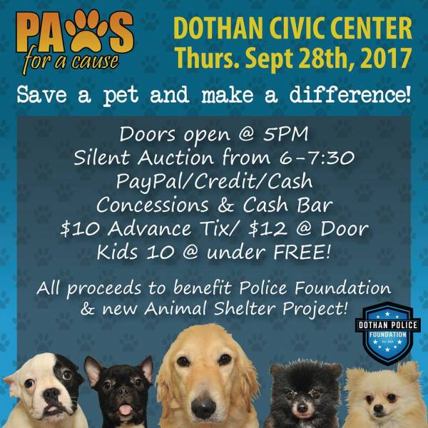 Paws For A Cause Event