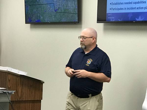 Alabama Emergency Management Director Brian Hastings Visits Dothan Houston County EMA