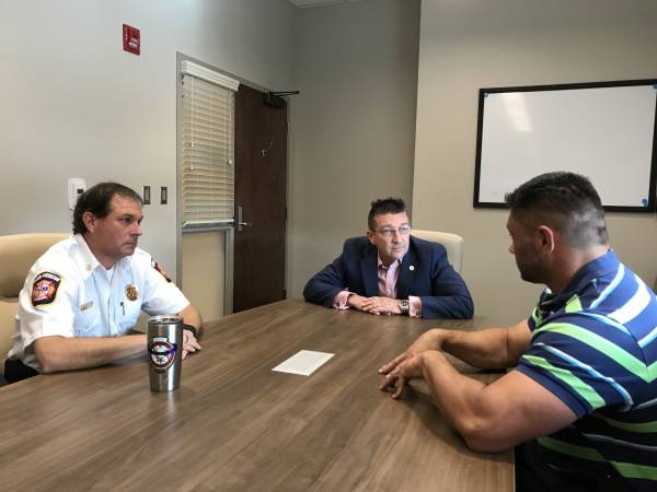 Alabama Emergency Management Director Brian Hastings Visits Dothan Houston County EMA