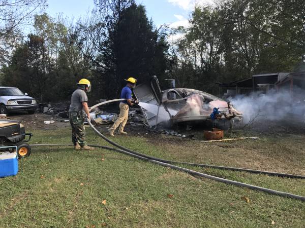 Tuesday Trailer Fire Endangers Residence And Other Vehicles