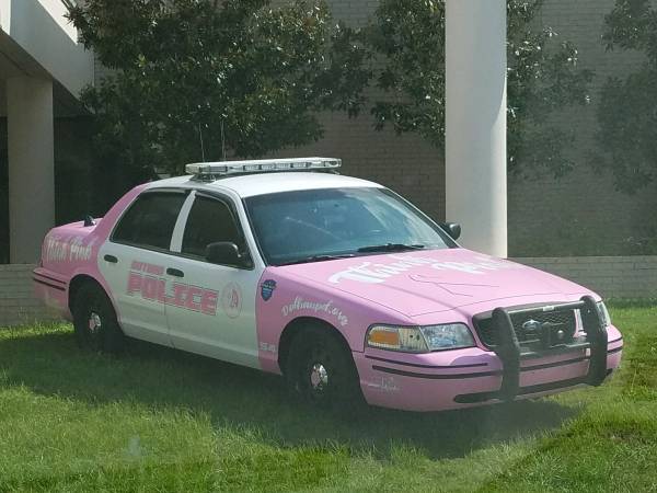 Dothan Police Showing Support for Breast Cancer Awareness Month