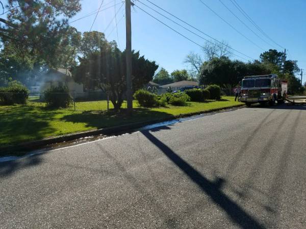 9:26 AM... Structure Fire Reported at 106 Dallas Drive