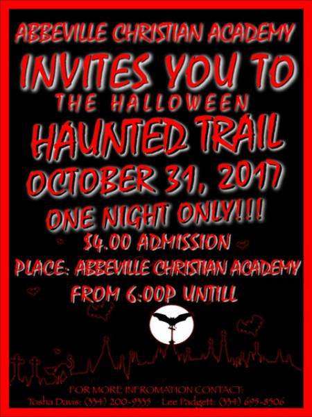 Haunted Trail for One Day Only