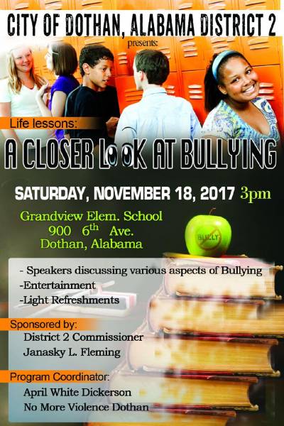 Bullying Seminar Set for Nov 18th