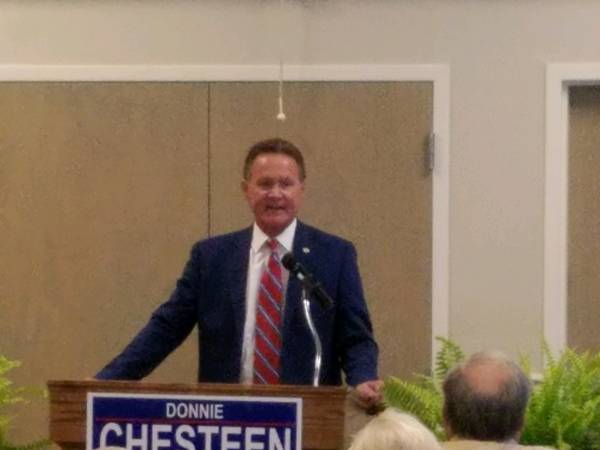 Representative Donnie Chesteen Announces His bid for State Senate