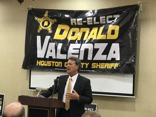 Serving 38 Consecutive Years With Houston County Sheriff Department, 3 As Sheriff, Donald Valenza Announces Re-Election Bid
