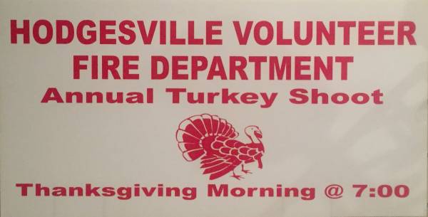 Hodgesville Volunteer Fire Dept Annual Turkey Shoot