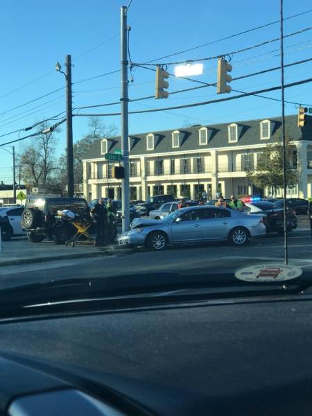 3:22 PM... Motor Vehicle Accident at Alice and West Main