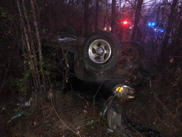 Early Morning Accident on County Road 8 Just East of Springhill Road