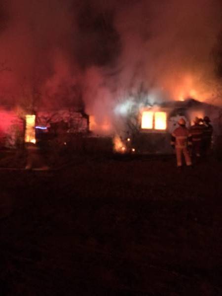 8:44 PM.  Structure Fire In Slocomb - Fully Engulfed