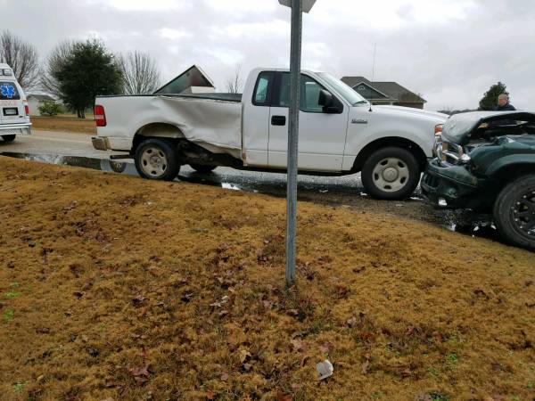 10:01 AM...T-Bone Accident at South Shady and Smith Road