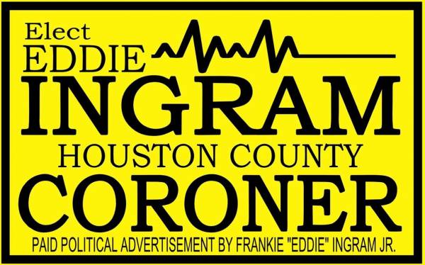 Ingram -  Candidate for Houston County Coroner - speaks to local volunteers