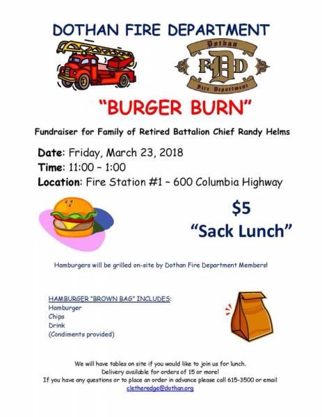 Burger Burn this Friday