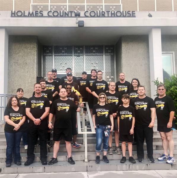 HOLMES COUNTY SHERIF’S OFFICE ESCORTS ‘FLAME OF HOPE’