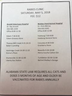 Henry County Rabies Clinic