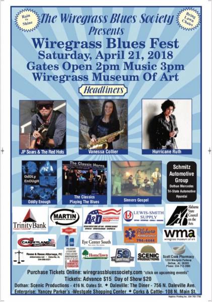 Wiregrass Blues Fest This Saturday April 21st