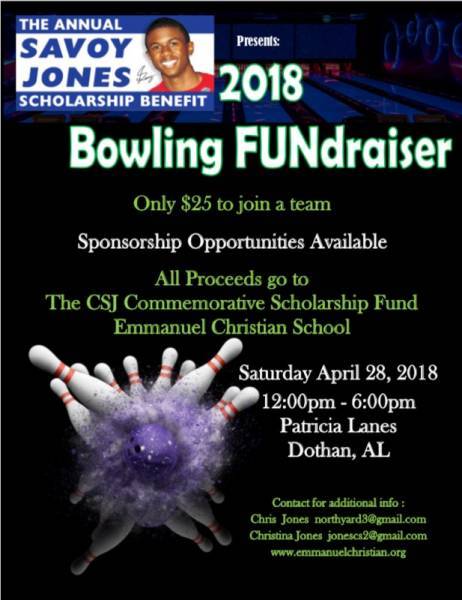 2018 Bowling FUNraiser Savoy Jones Scholarship Benefit