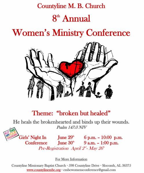 Countyline M.B. Church to Host the 8th Annual Women’s Ministry Conference