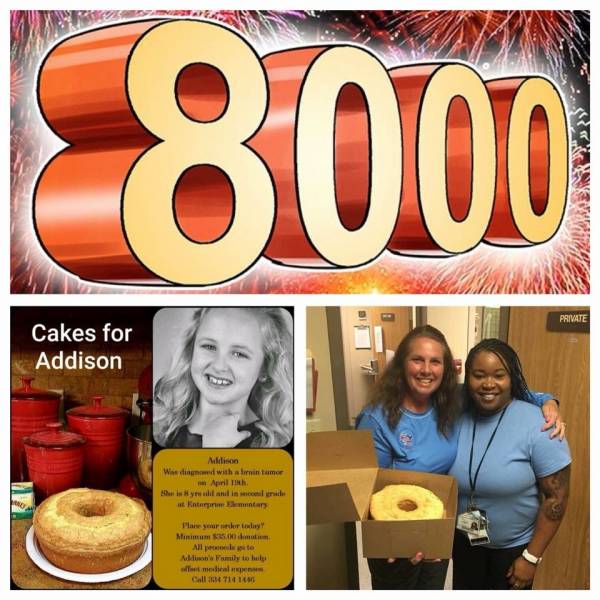 Cakes For Addison.    Together We Did Something