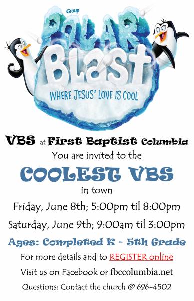 First Baptist Church in Columbia VBS
